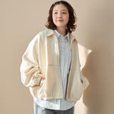 ダンボール襟付きブルゾン【インフルエンサー紹介アイテム】 | coen【women】 | 詳細画像4 
