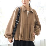 MOCA | ダンボール襟付きブルゾン【インフルエンサー紹介アイテム】 | coen【women】