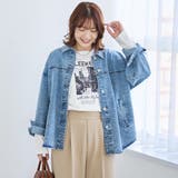 ナッピングデニムシャツジャケット | coen【women】 | 詳細画像10 
