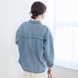 ナッピングデニムシャツジャケット | coen【women】 | 詳細画像6 