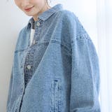 ナッピングデニムシャツジャケット | coen【women】 | 詳細画像7 