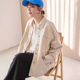 NATURAL | ナッピングデニムシャツジャケット | coen【women】