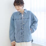 COBALT | ナッピングデニムシャツジャケット | coen【women】