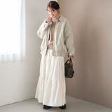 リバーシブルチェックブルゾン（ナチュラル） | coen【women】 | 詳細画像2 