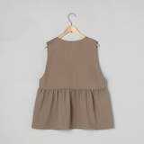 リネンライク ペプラムジップベスト | coen【women】 | 詳細画像13