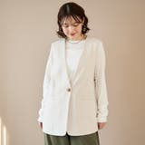 リネンタッチノーカラーロングジレ【Youtube紹介アイテム】 | coen【women】 | 詳細画像11