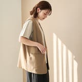リネンタッチノーカラーロングジレ【Youtube紹介アイテム】 | coen【women】 | 詳細画像19