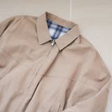 リバーシブルチェックブルゾン（ベージュ） | coen【women】 | 詳細画像4 