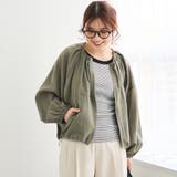 シアーギャザージップブルゾン | coen【women】 | 詳細画像20 