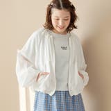 OFF WHITE | シアーギャザージップブルゾン | coen【women】