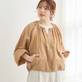 MOCA | シアーギャザージップブルゾン | coen【women】