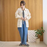 コットンリップストップ サファリジャケット | coen【women】 | 詳細画像2 