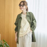 コットンリップストップ サファリジャケット | coen【women】 | 詳細画像20 