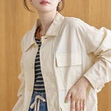 コットンリップストップ サファリジャケット | coen【women】 | 詳細画像8 