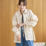 NATURAL | コットンリップストップ サファリジャケット | coen【women】