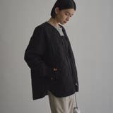 【定番】ノーカラー撥水キルティングブルゾン(WEB限定カラーあり インフルエンサ… | coen【women】 | 詳細画像15