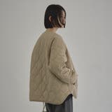 【定番】ノーカラー撥水キルティングブルゾン(WEB限定カラーあり インフルエンサ… | coen【women】 | 詳細画像21