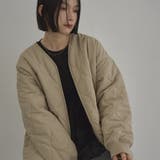 【定番】ノーカラー撥水キルティングブルゾン(WEB限定カラーあり インフルエンサ… | coen【women】 | 詳細画像24