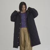 【新型登場◎】フード付き撥水キルティングロングコート | coen【women】 | 詳細画像14 