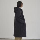 【新型登場◎】フード付き撥水キルティングロングコート | coen【women】 | 詳細画像15 