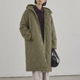 【新型登場◎】フード付き撥水キルティングロングコート | coen【women】 | 詳細画像19 