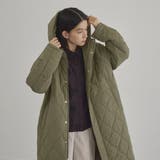 【新型登場◎】フード付き撥水キルティングロングコート | coen【women】 | 詳細画像27 
