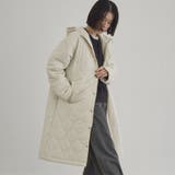 【新型登場◎】フード付き撥水キルティングロングコート | coen【women】 | 詳細画像8 
