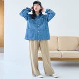 オーバーサイズ コーデュロイカラーデニムカバーオールジャケット | coen【women】 | 詳細画像11