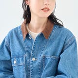 オーバーサイズ コーデュロイカラーデニムカバーオールジャケット | coen【women】 | 詳細画像15