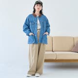 オーバーサイズ コーデュロイカラーデニムカバーオールジャケット | coen【women】 | 詳細画像16