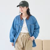 オーバーサイズ コーデュロイカラーデニムカバーオールジャケット | coen【women】 | 詳細画像17