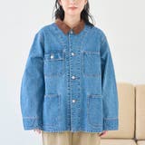 オーバーサイズ コーデュロイカラーデニムカバーオールジャケット | coen【women】 | 詳細画像18