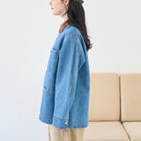 オーバーサイズ コーデュロイカラーデニムカバーオールジャケット | coen【women】 | 詳細画像19
