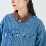 オーバーサイズ コーデュロイカラーデニムカバーオールジャケット | coen【women】 | 詳細画像21