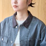 オーバーサイズ コーデュロイカラーデニムカバーオールジャケット | coen【women】 | 詳細画像8