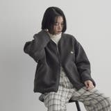 DK.GRAY | 【KELTY(ケルティ)別注】ノーカラーWジップボアブルゾン | coen【women】