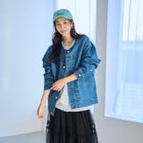 デニムノーカラージャケット | coen【women】 | 詳細画像15