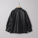 レザーライクシャツブルゾン | coen【women】 | 詳細画像13