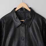 レザーライクシャツブルゾン | coen【women】 | 詳細画像14