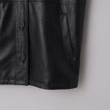 レザーライクシャツブルゾン | coen【women】 | 詳細画像16