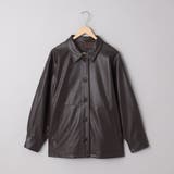レザーライクシャツブルゾン | coen【women】 | 詳細画像22
