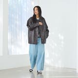 レザーライクシャツブルゾン | coen【women】 | 詳細画像9