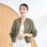 シアーコットンブルゾン | coen【women】 | 詳細画像3