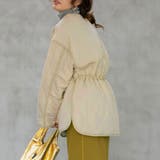 OFF WHITE | ドロストでメリハリコーデ可能。キルティングジャケット# | coen【women】