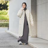 Bollington（ボリントン）キルティングロングジャケット | coen【women】 | 詳細画像1 