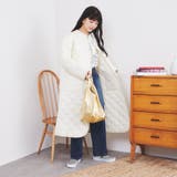 Bollington（ボリントン）キルティングロングジャケット | coen【women】 | 詳細画像12 