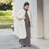Bollington（ボリントン）キルティングロングジャケット | coen【women】 | 詳細画像3 
