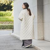 Bollington（ボリントン）キルティングロングジャケット | coen【women】 | 詳細画像4 