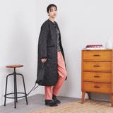 Bollington（ボリントン）キルティングロングジャケット | coen【women】 | 詳細画像5 