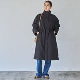 BLACK | SORONAナイロンパディングコート | coen【women】